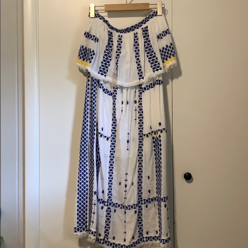 Free People strapless dress Sz.L